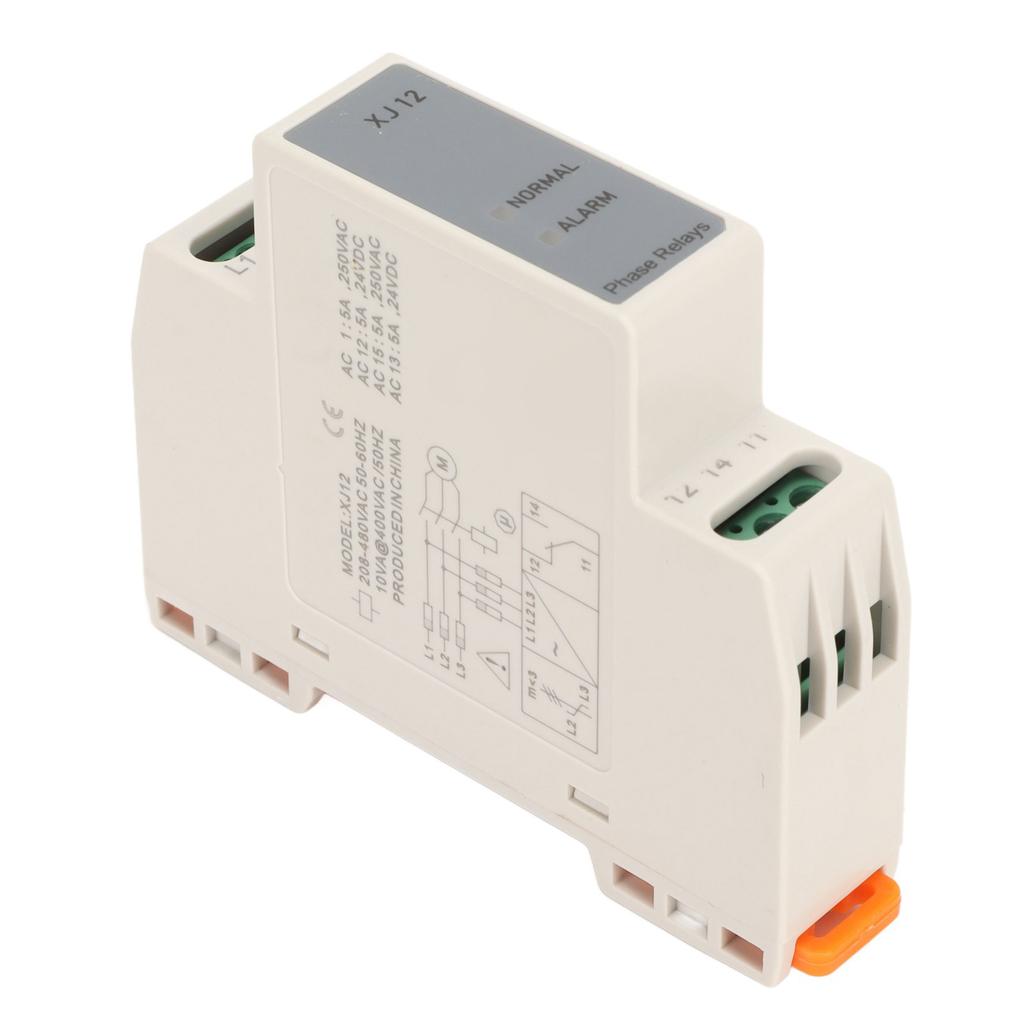 Реле последовательности фаз Корпус ПК Легкое Стабильное реле потери фазы для двигателя лифта 208–480 В переменного тока
