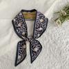 Шелковый шарф, длинная полоса, высококачественный новый многофункциональный шарф, пасторальная повязка на голову, лента для волос, повязанная, сумка, декоративный пояс-лента.