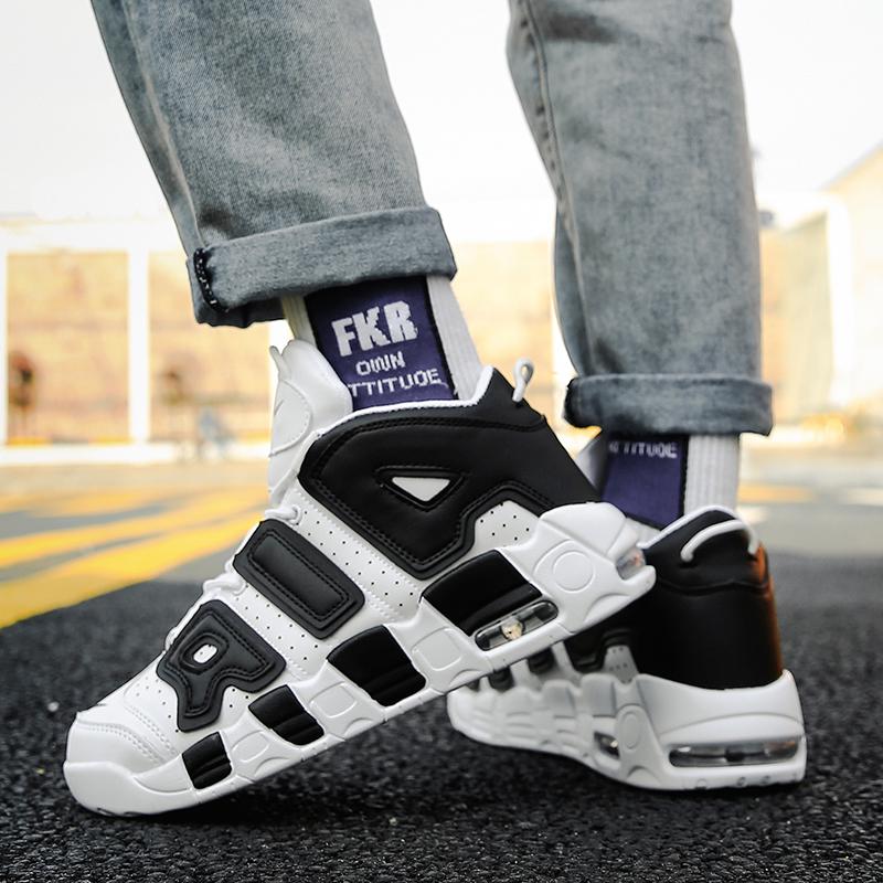 Men Casual Sneakers AIR Cushion Basketball Shoes Training Tennis Lace-Up Teens Running Sport Shoes Luxury Design Boots for Men