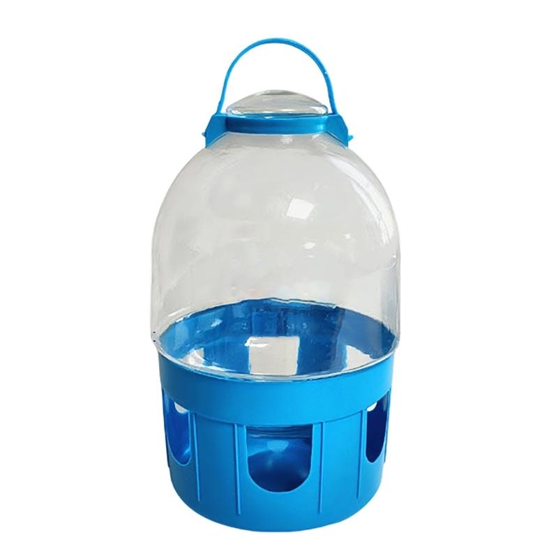 Bird Waterer Durable Automatic Pigeons Water Feeder Drinker with Handle Portable Water Container Easy to Clean