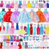 70-Piece Dress Up Doll Clothes Accessories Set Girls Wedding Dresses Dresses Pants Shoes