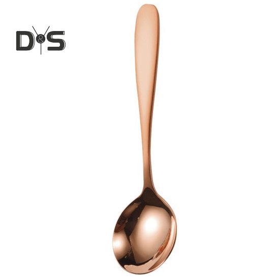 Ложка для супа, не содержащая BPA, пищевая ложка из нержавеющей стали, кухонная ложка с длинной ручкой, столовая посуда, инструмент