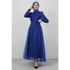 Alara Hijab Evening Dress Navy Blue