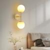 Corridor Aisle Double Heads Wall Lamps Decor Modern Nordic Wall Light Fixtures For Living Room Bathroom Indoor Lighting Sconces