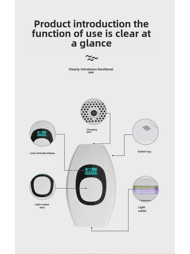 Модернизированное портативное устройство для удаления волос IPL 2022 года с кварцевой трубкой, совместимость с бритвой для всего тела