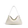 New Shoulder Bag Niche Cowhide Rhombus Messenger Bag Women's High-end Fashion Leather Woven Handbag