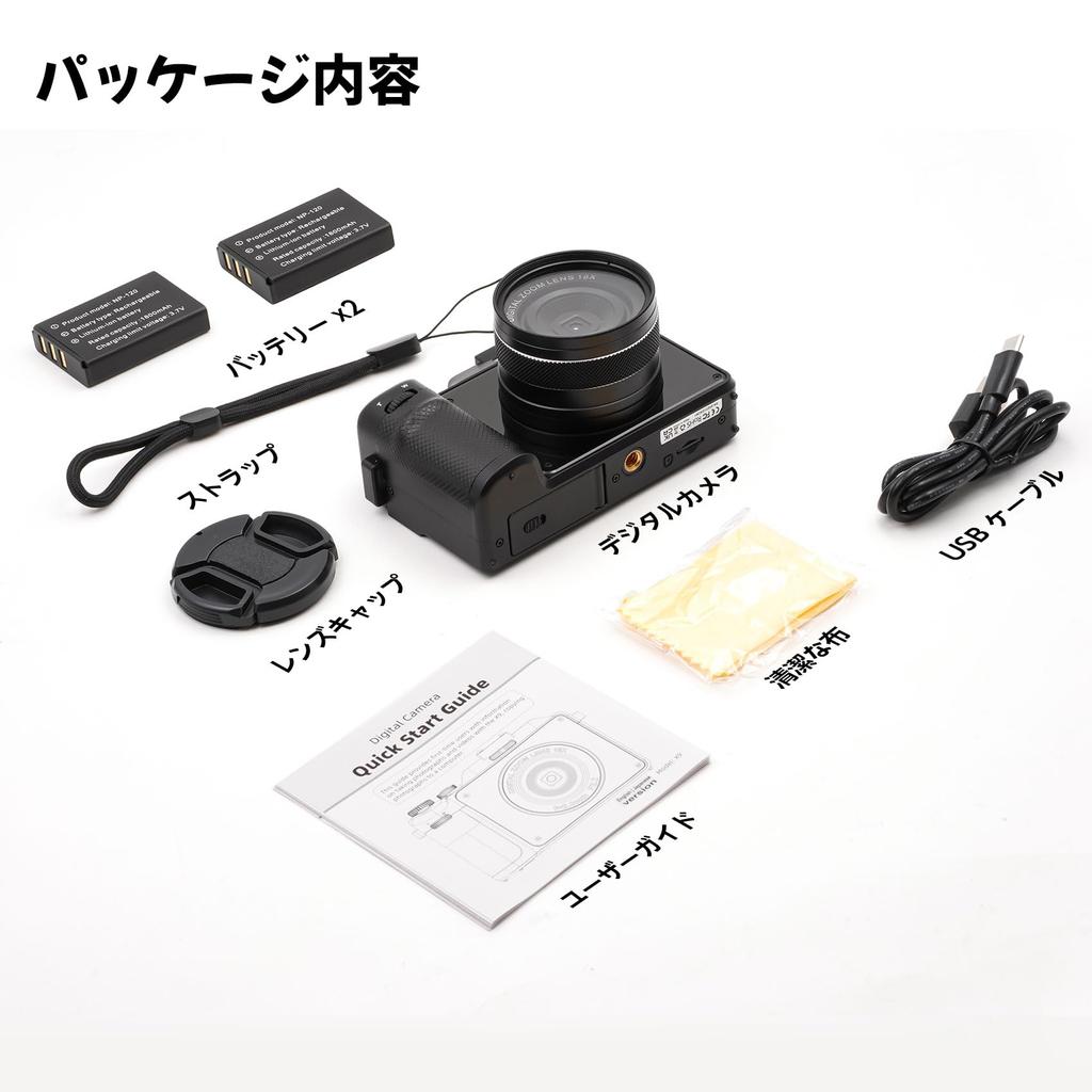 4K цифровое видео 4K 64 миллиона 2 двухдюймовых больших селфи 18x для школы 32 ГБ карта памяти в комплекте камера, запись, пиксели, автофокус, батареи,