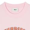 New MLB Drop Shoulder Sleeve T-Shirt Unisex Pink 3ATSE0143-45PKL