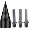 Конус для раскалывания дерева с круглым хвостовиком Шестигранный хвостовик Сверло для деревообработки Рубка