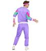 Costume Outfit Sportsman Tracksuit Disco 80s