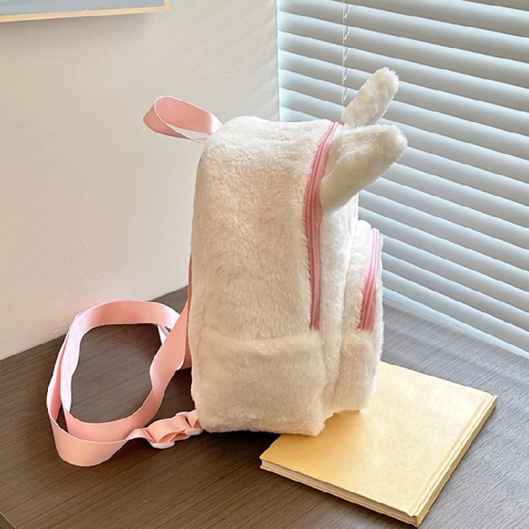 Рюкзак с изображением мультяшной собачьей мордочки, легкий, мягкий, для родителей, детей дошкольного возраста, с ремешком.