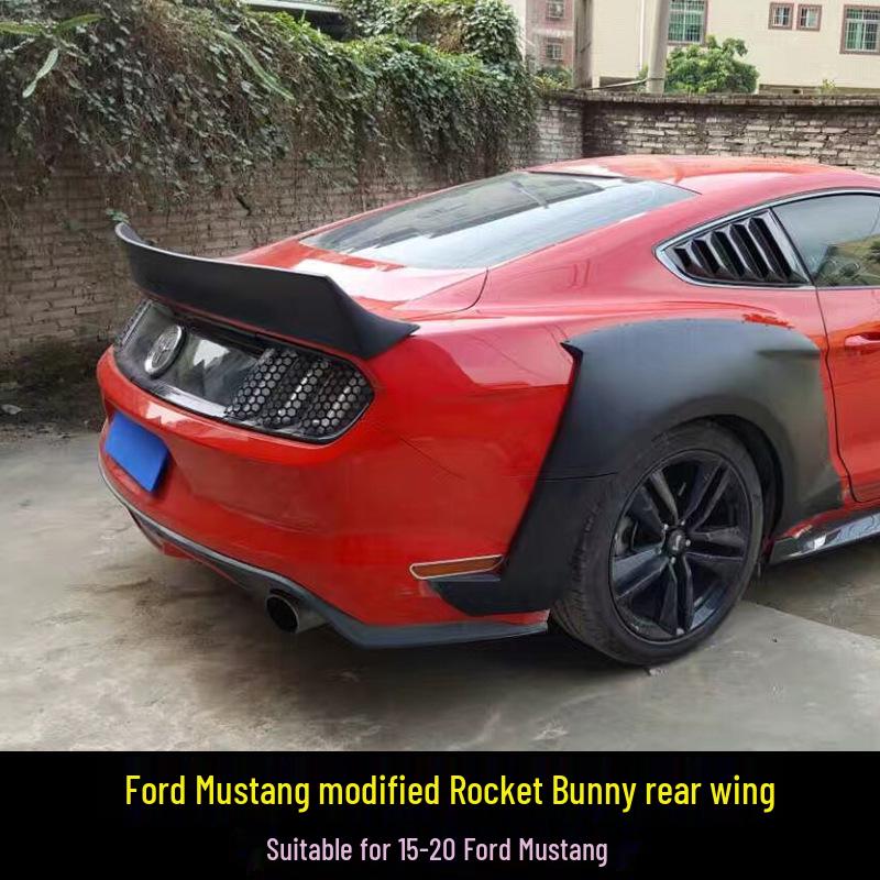 15-23 Ford Mustang Rocket Bunny Wide Body Rear Wing Trunk Lid Spoiler