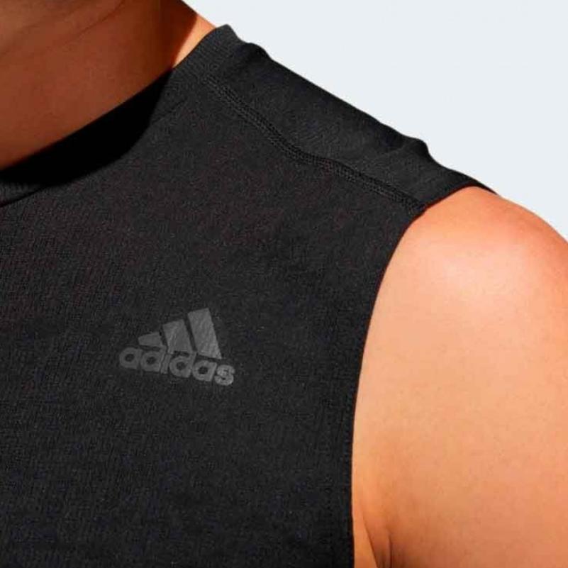 adidas Мужская майка AEROREADY Черная DQ2530