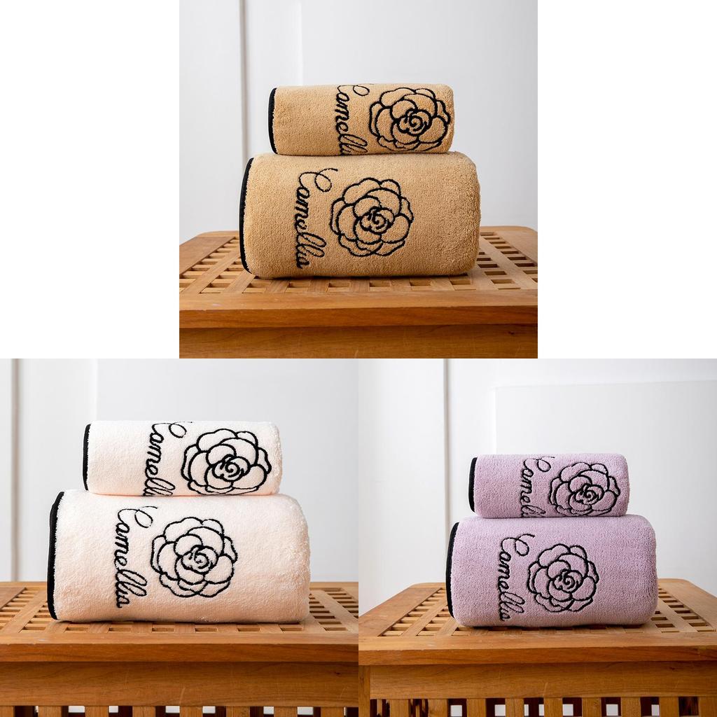 Coral Fleece Hand Towel Soft Thick Absorbent Hotel And Home Bathroom Accessory