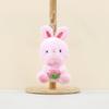Плюшевый Красочный Милый Кролик Брелок Очаровательный Кролик Подвесное Украшение Для Сумок