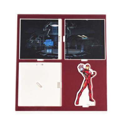 Маленькая планета Marvel Железный человек Диорама Акриловая подставка Диорама