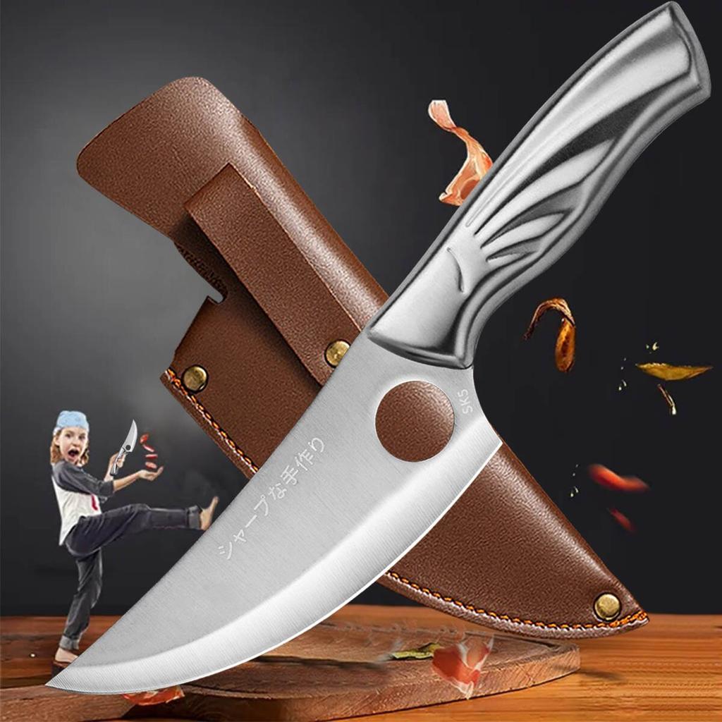 Обвалочный нож Кухонный нож из нержавеющей стали Нож шеф-повара Нож мясника Острый нож Нож для нарезки ломтиков