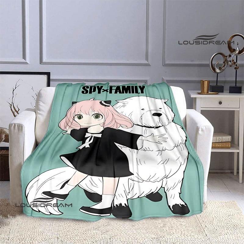 Семейное одеяло с принтом аниме «шпион х», теплое одеяло для девочек и детей, фланелевое мягкое уютное одеяло, домашнее дорожное одеяло, подарок на день рождения