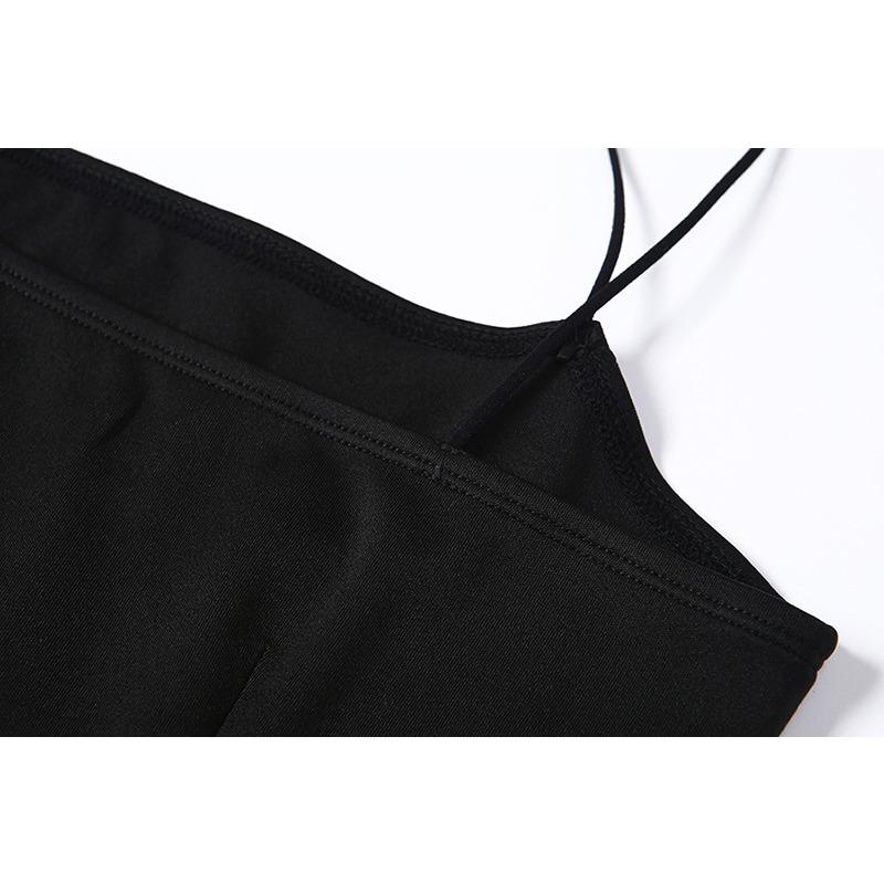 Женские летние платья с лямкой на шее и одной шеей, тонкие спинки и сексуальные платья с разрезом