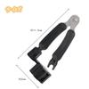 CHENLONB String Winder Peg Nipper Winder 3in1 Multifunctional Tool String Maintenance for Acoustic Guitar Electric Guitar Guitar