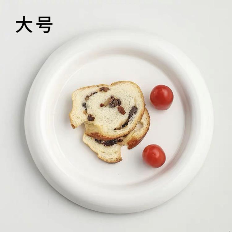 Корейский стиль ins столовая посуда пухлая тарелка высокая красота ценность сетевой блоггер та же десерт завтрак тарелка ювелирные изделия