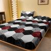 1 Piece Of Fashion Marble Pattern Frosted Bedsheet, Bedroom Printed Bedspread, Bedding (Excluding Pillowcases)