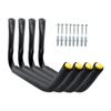 4 Pieces Garage Kayak Storage Hooks Racks Heavy Duty Tools Wall Mount Rack