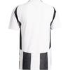Adidas Футболка Juventus Colorblock с круглым вырезом, облегающая, мягкая, с коротким рукавом, мужская, белая, черная IT6056