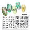 1 PC  Nail Art Templates Stamping Plate Design Flower Butterfly Glass Temperature Lace Stamp Templates Plates Image Decor
