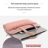 Morandi Lightweight & Fashionable Single-Shoulder Waterproof Laptop Bag, Plush Tote Briefcase for 13/16 Inch Computers