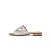 Slide Sandals Motif Flat Mules cm [Gabor] Women's 23.0