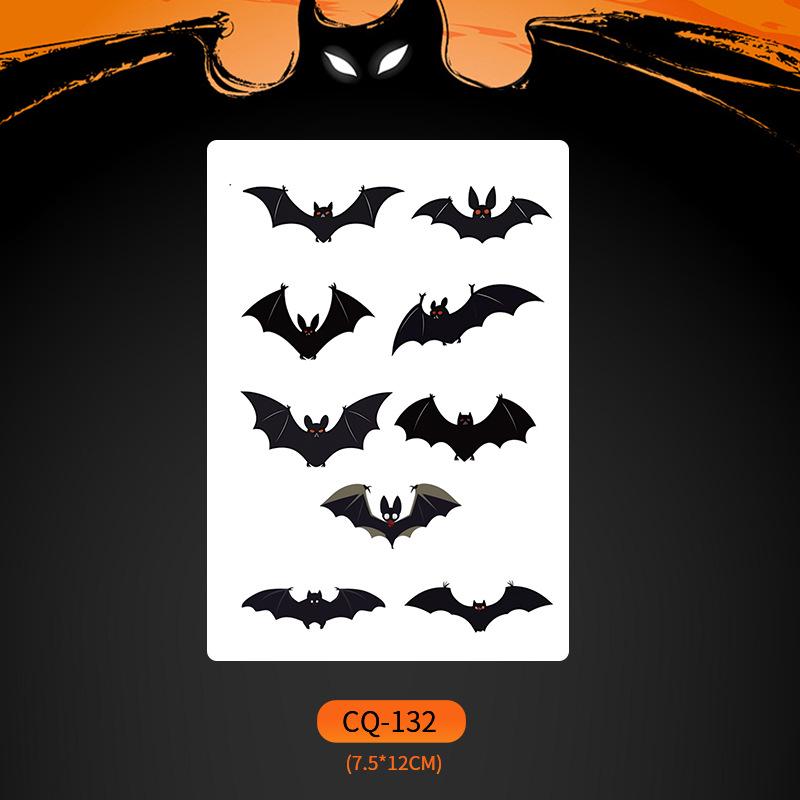 2024 Новые Хэллоуин Страшные Наклейки Татуировки Лица с Большим Ртом - Смешные, Водонепроницаемые, Цветной Вечерний Макияж