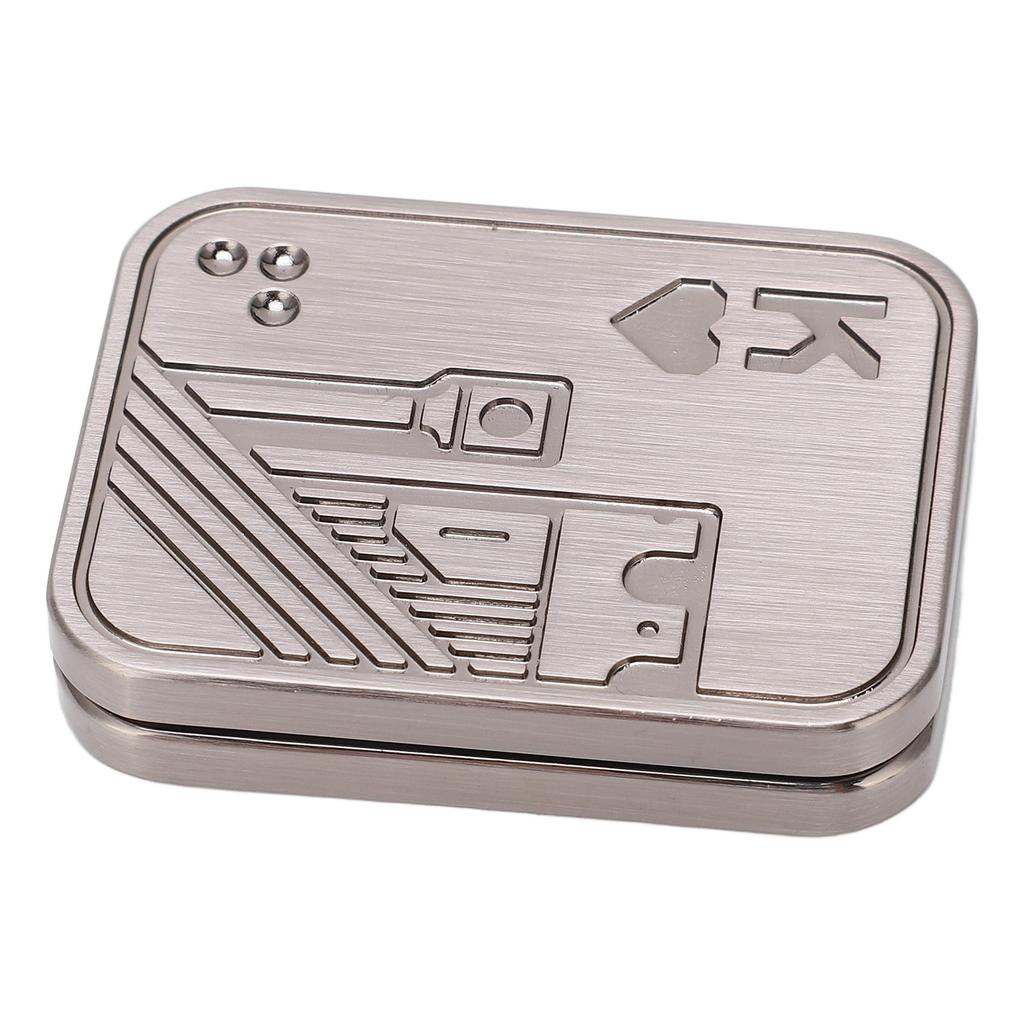 Magnetic Slider Toy Metal Adult Office ADHD Autism Anxiety Stress Relief Push Slider Sensory Toy