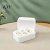 Compact Beauty Sample Box Solid Antiperspirant Storage Case, Portable Flip-top Dust-proof Box, Earring Organizer Washable Travel Container for