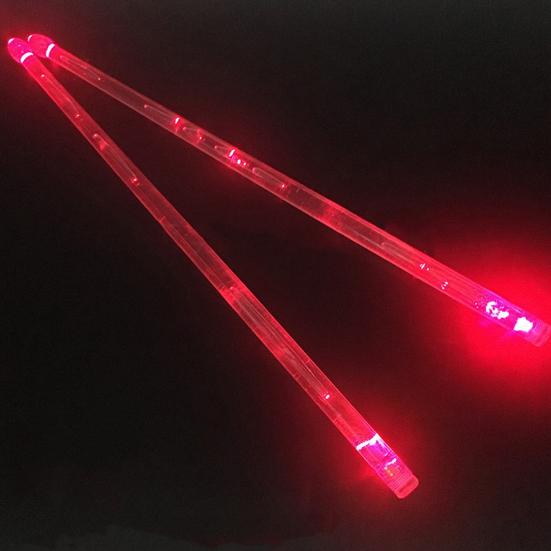 LED Light Up Drumsticks Rechargeable Glow In The Dark Drumsticks with 15