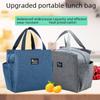Insulated Student Lunch Bag - Waterproof & Oil-Proof School Meal Handbag with Thickened Aluminum Foil