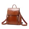 Genuine Leather Women's Stylish Cowhide Backpack Women's All-in-one Simple Bag with Superior Sense Women's Backpack