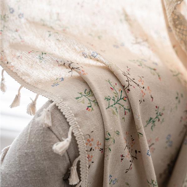 Готовые шторы в полоску с вышивкой, зеленые, однотонные, контрастные, для кухни, гостиной, шторы в сельском стиле, полупрозрачные эркеры