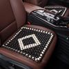 Охлаждающая подушка для автомобильного сиденья из дерева, сотканная вручную - универсальный дышащий летний коврик