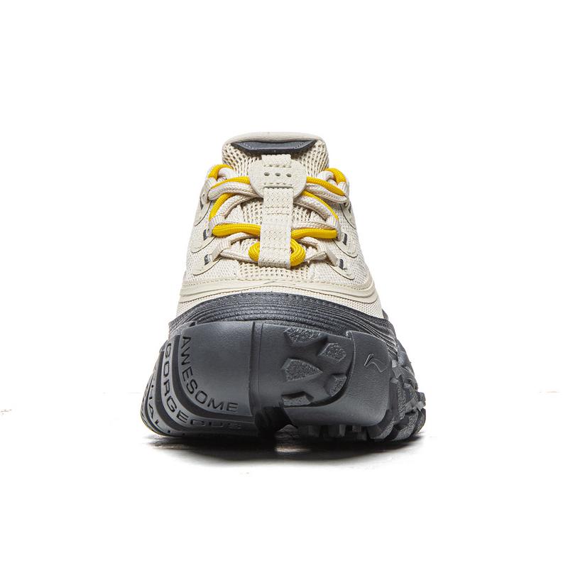 Li Ning Outdoor CF Tracing, Походная обувь для лесной местности, Женская, Овсяно-серый/Эбеновый черный AHCW028-3