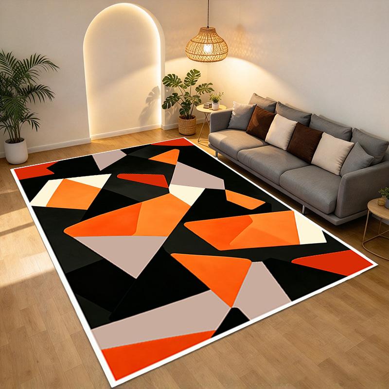 Abstract Shapes Living Room Nonslip Area Rug Soft Carpet For Bedroom Game Playroom Sofa Office Home Decor Doormat Christmas Gift C9261038