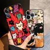 Мультяшный чехол-кошка для Apple iPhone 17 Pro Max 14 15 Pro 7 8 11 XR XS MAX 13 Air 12 16 Funda Чехол для телефона