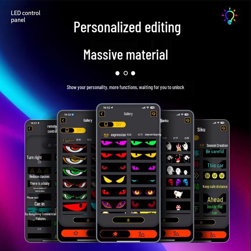 LED Flexible Display: Full-Color Intelligent Sticker for Trucks, Trailers & Heavy Vehicles