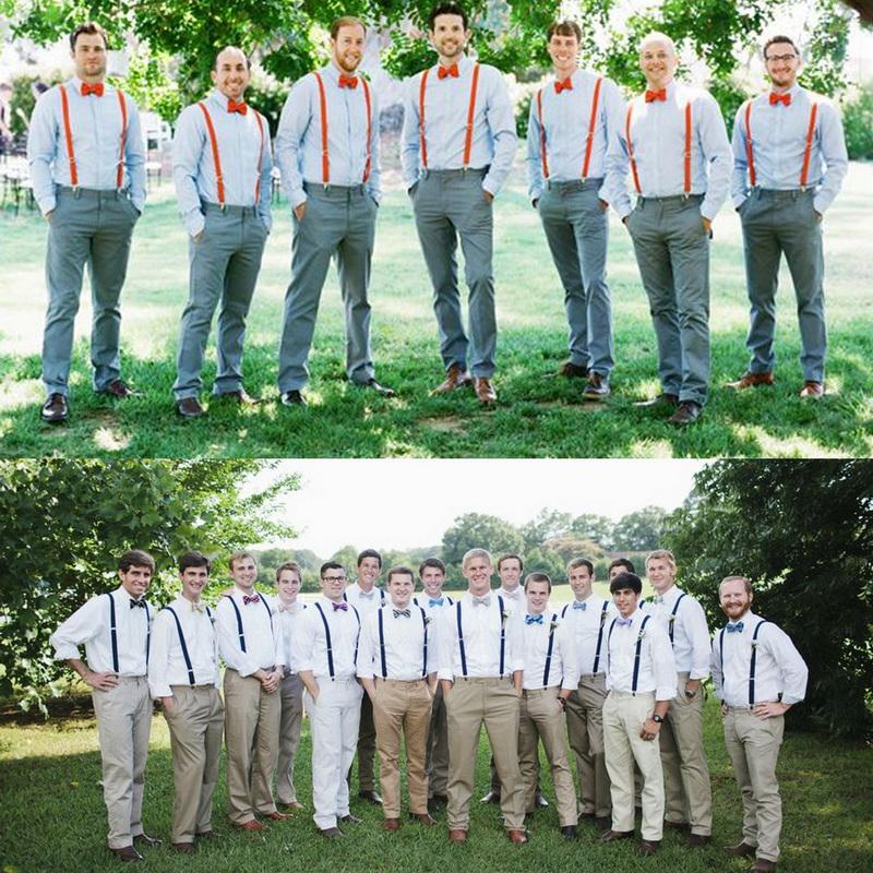 Классический комплект подтяжек и галстука-бабочки, регулируемые эластичные подтяжки с Y-образной спинкой шириной 2,5 см и 3 зажимами, тканый предварительно завязанный галстук-бабочка шириной 12 см, один размер для мужчин и женщин