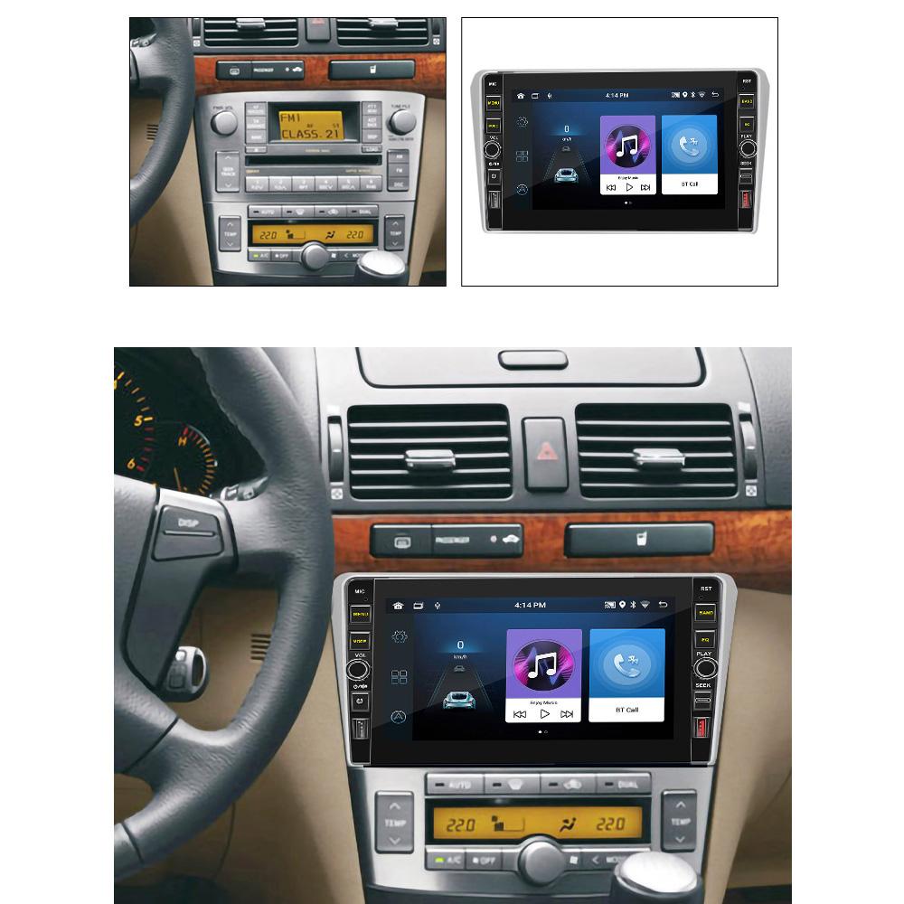 8 дюймов для Toyota Avensis T250 2 2003-2009 с кнопочной ручкой Android автомобильный радиоприемник мультимедийный плеер навигация стерео GPS 2 Din 1 + 32 ГБ