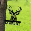 Metal Deer Garden Stake, Outdoor Yard Art Animal Decor