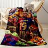 Lamine Yamal's Football Stars Unite: Lamine Yamal's Impact Blanket Warmthful Decor Perfect for Bedding Bed Picnics Four Seasons Universal Playful Desi