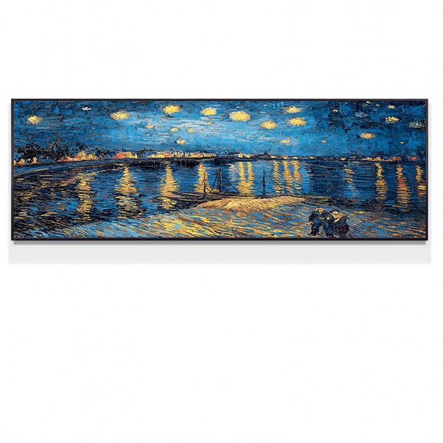 Импрессионист Ван Гог Картины Холст Картины Маслом Абстрактное Пшеничное Поле Цветение Миндаля Звездная Ночь Плакат Домашний Декор Без Рамки Без Рамки