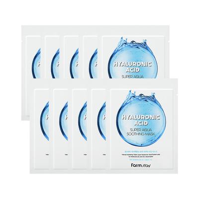 Hyaluronic Acid Super Aqua Soothing Mask Set 10ea AUTHENTIC STORE