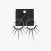Personality Grunge Rock Accessories Black Rivet Hoop Earrings Cool Hip Hop Earring for Women EgirlPunk Mens Jewelry Fashion Gift